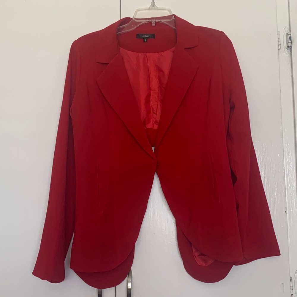 Sexy red blazer